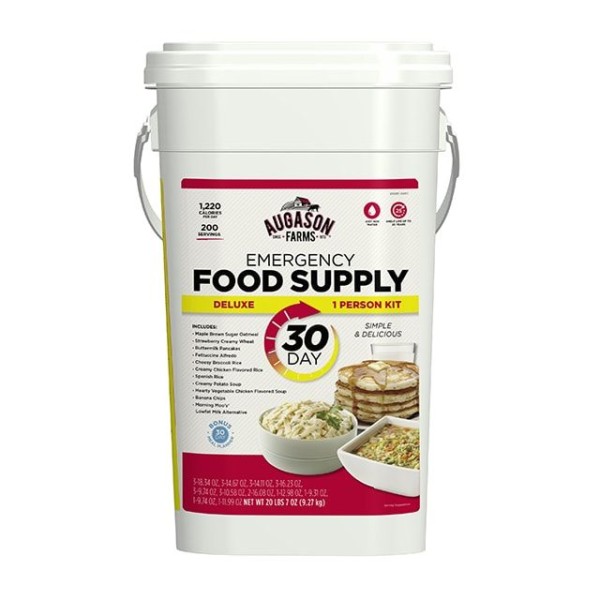 Augason Farms Deluxe Emergency 30 Day Food Supply (1 Person) Survival