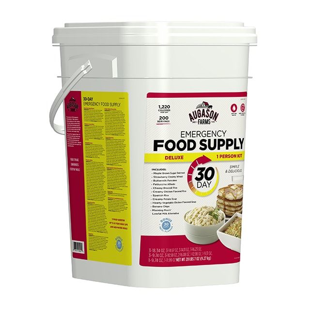 Augason Farms Deluxe Emergency 30 Day Food Supply (1 Person) - Survival ...