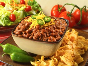 A bowl of Legacy chili